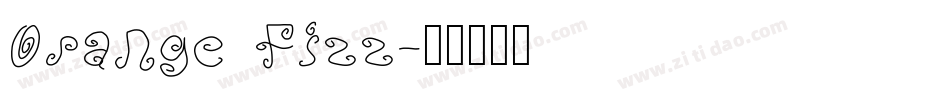 Orange Fizz字体转换